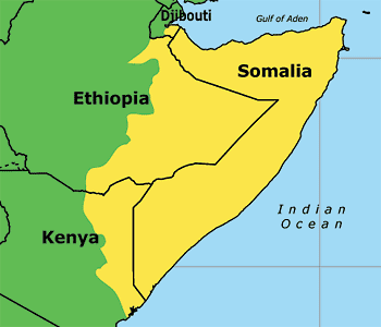 somalia map