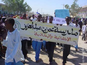 Aradydii oo maraysa wadooyinka Soo dhaweyntii Madaxweynaha (Photo By Cabdifataax Jaamac Mire)